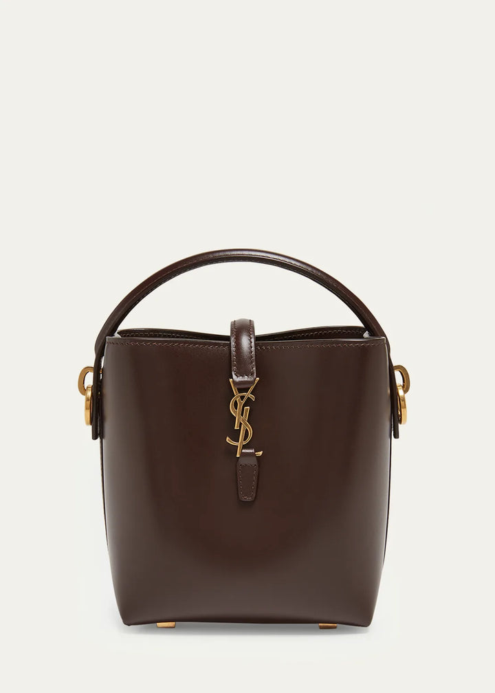 Saint Laurent Le 37 Mini YSL Bucket Bag in Smooth Leather