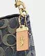 Abbie Shoulder Bag In Signature Regenerative Cotton Denim