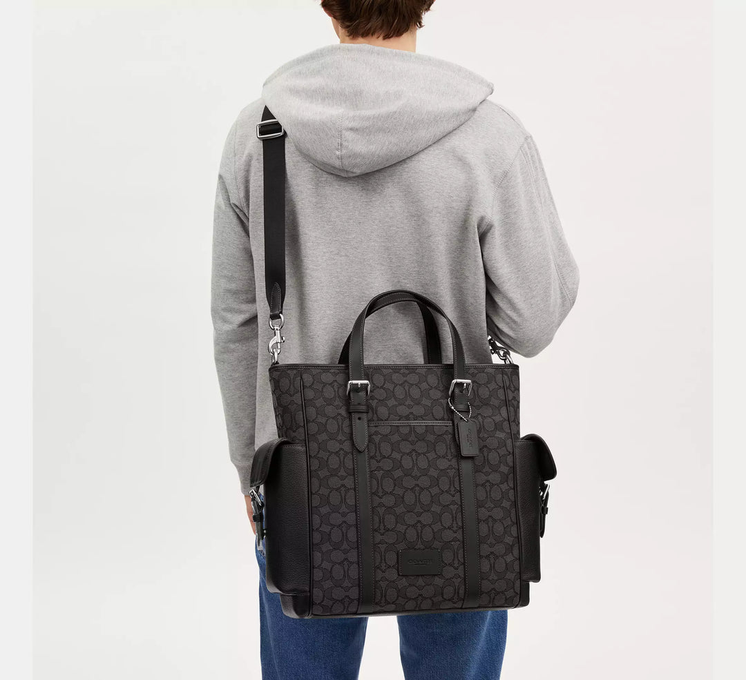 COACH Sprint Tote In Signature Jacquard