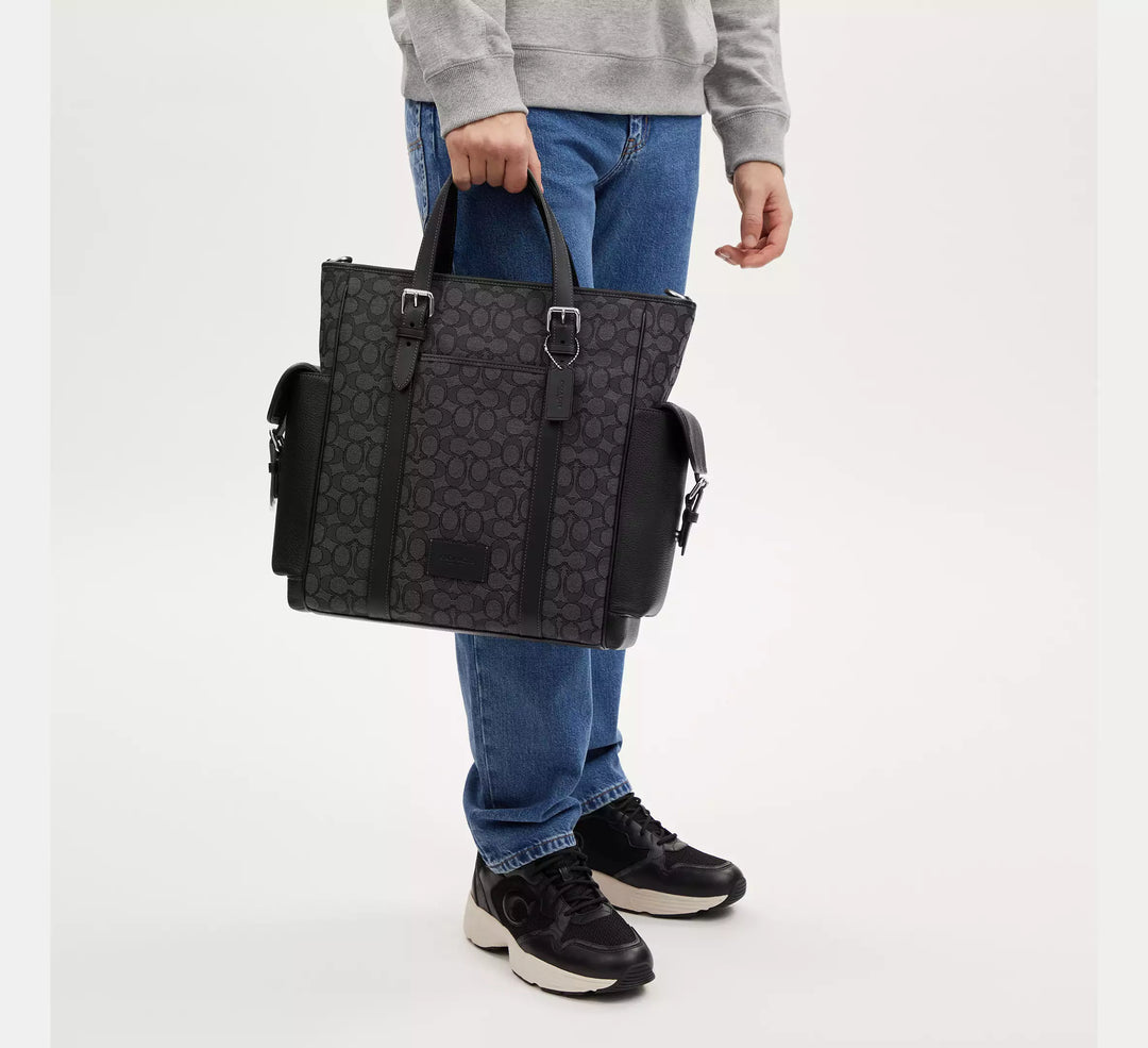 COACH Sprint Tote In Signature Jacquard