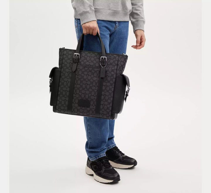 COACH Sprint Tote In Signature Jacquard