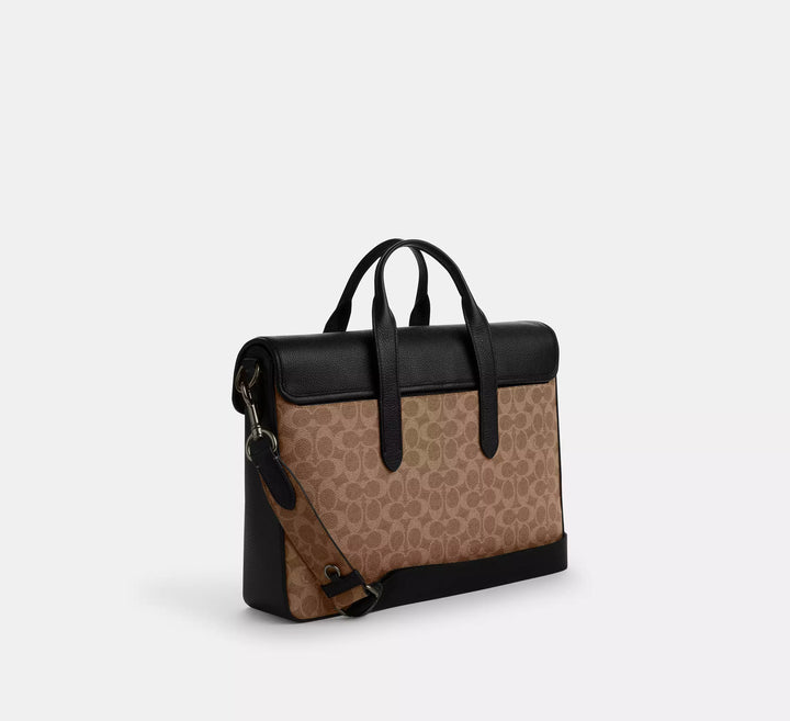 COACH Sullivan Portfolio Brief In Signature Canvas
