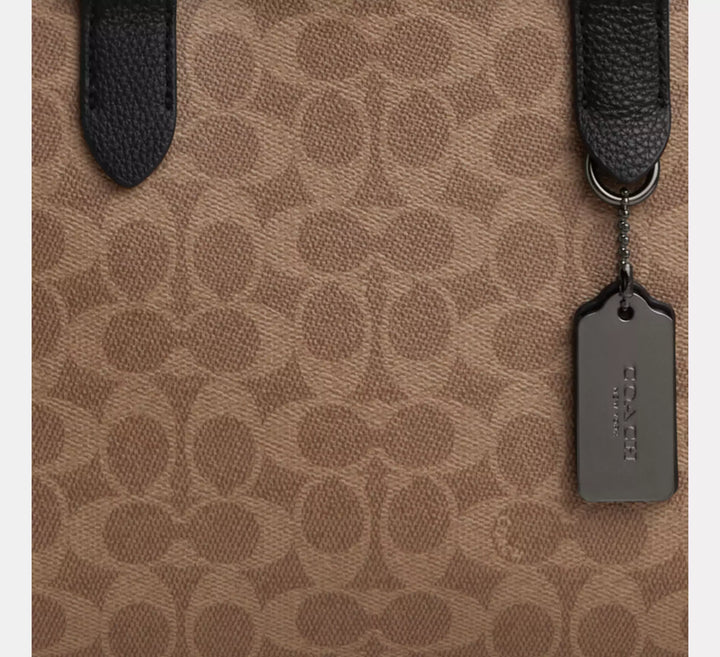 COACH Sullivan Portfolio Brief In Signature Canvas