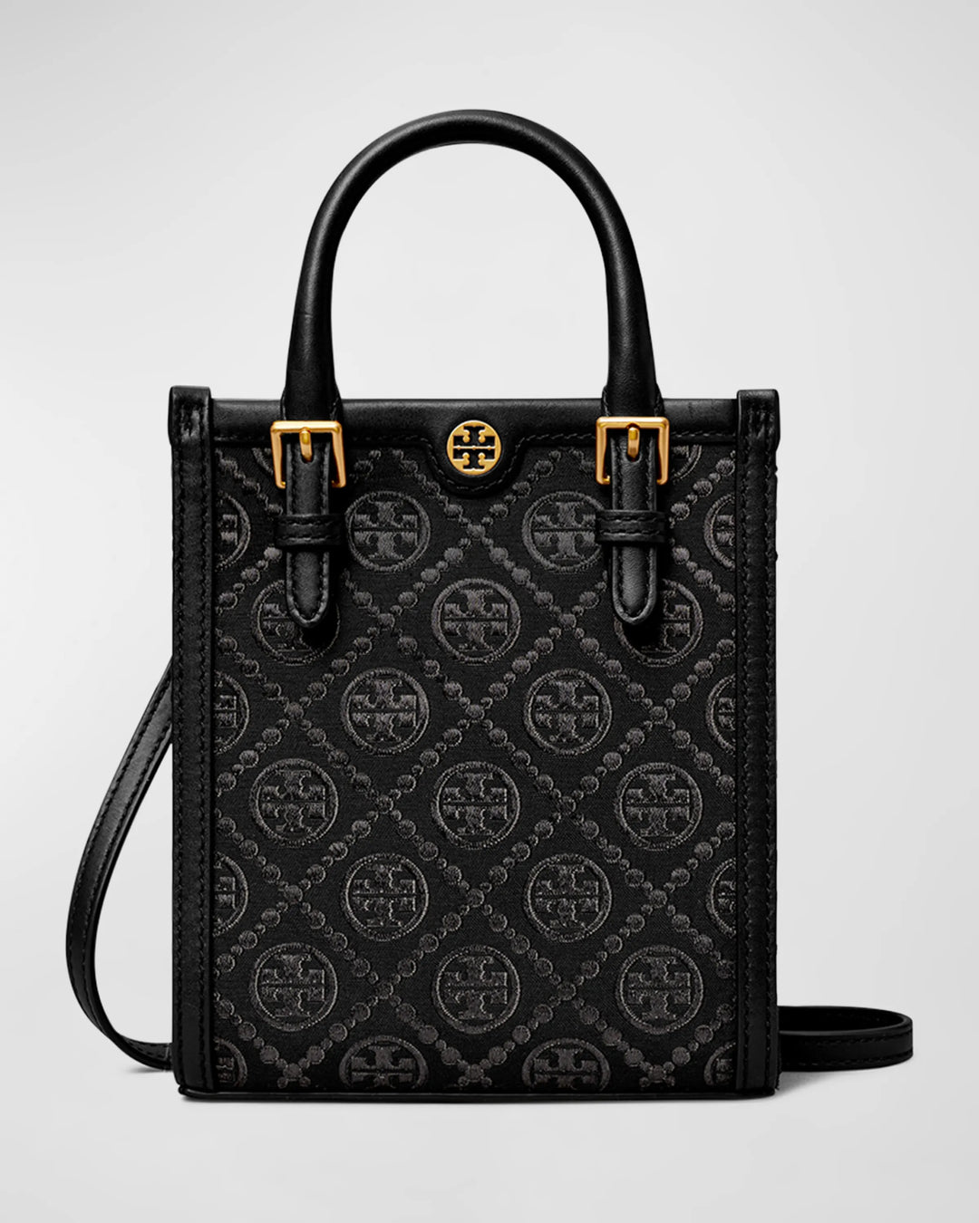 Tory Burch Mini T Monogram Canvas Tote Bag