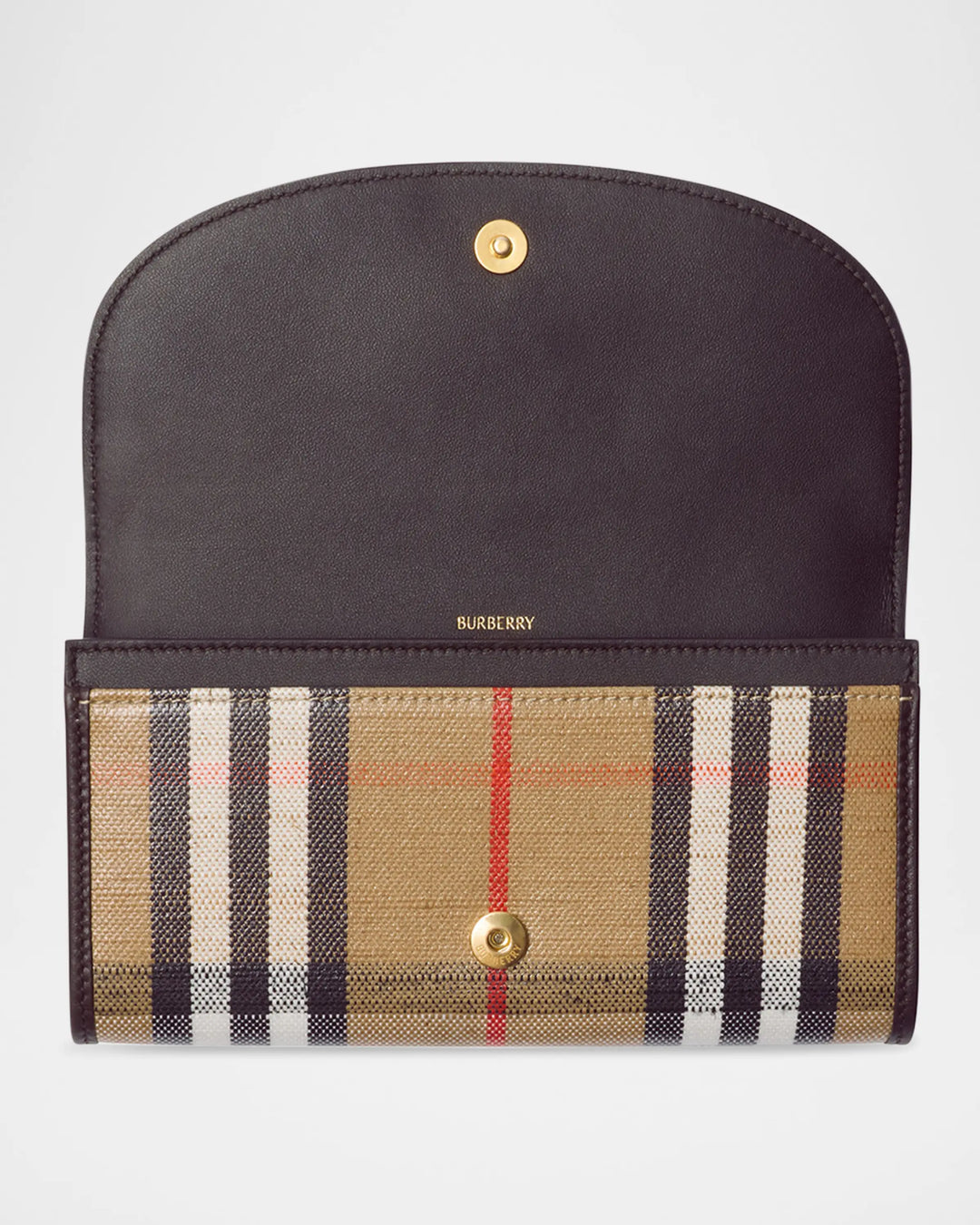 Burberry Highlands Check Flap Continental Wallet