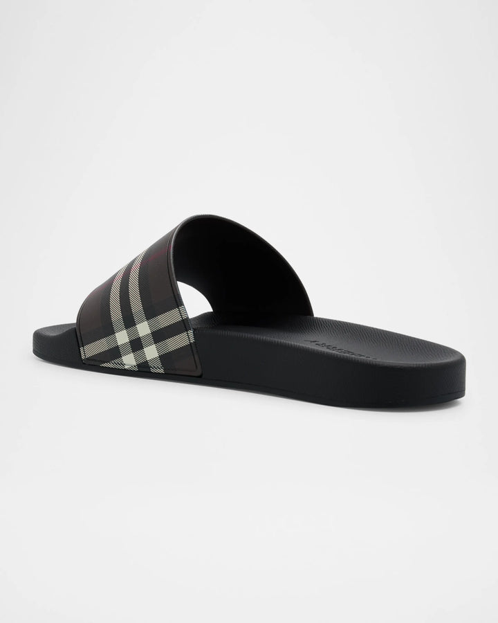 Burberry Men's Check Slides