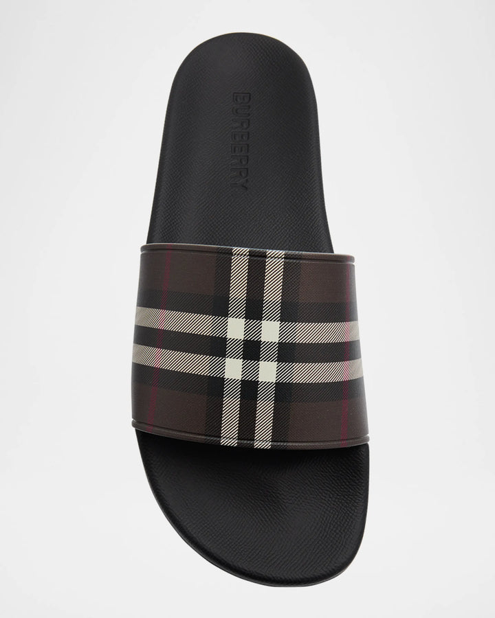 Burberry Men's Check Slides