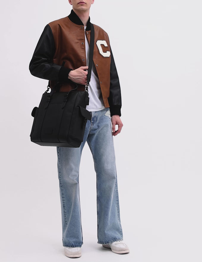 COACH Sprint Tote In Signature Jacquard